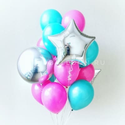 Композиция шаров Стальное зеркало Композиция шаров Стальное зеркало